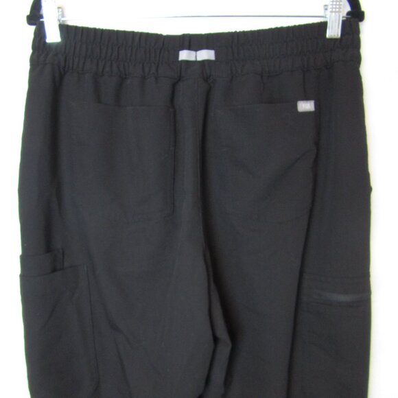 Figs Black Joggers Technical Collection Scrub Pants Women's Large Elastic Waist - Picture 4 of 7